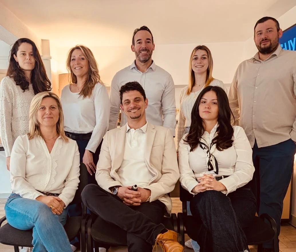 Photo de l'équipe de l'agence